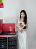 駱易家團扇新娘結婚雙面高級十里紅妝秀禾中國風(fēng)喜扇diy材料包成品 鳳凰于飛-成品（禮盒裝） 無(wú)規格 曬單實(shí)拍圖