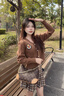 Marie Claire輕奢包包女包2025新款腋下包單肩包生日紀念日禮物送女友老婆 咖色 品牌禮盒裝 曬單實(shí)拍圖