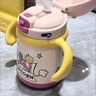 babycare兒童保溫杯嬰兒寶寶學飲杯吸管水杯水壺霸王龍不銹鋼保溫杯300ml 曬單實拍圖