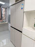 美的（Midea）餐邊柜427零嵌入式冰箱45cm超薄十字四開門除菌三循環(huán)節(jié)能風冷無霜家用超薄電冰箱國家補貼20% BCD-427WUSGPZM月光米 曬單實拍圖