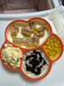 COOKSS 寶寶餐盤(pán)硅膠嬰兒學(xué)吃飯分格兒童餐具輔食碗餐盤(pán)帶吸盤(pán) 雙拼橙 曬單實(shí)拍圖