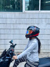 NEVA3C認證DOT認證摩托車(chē)頭盔男電動(dòng)車(chē)全盔雙鏡片機車(chē)安全帽 珍珠白激光紅鏡片+透明防霧鏡片 L 曬單實(shí)拍圖