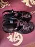 他她夏商場(chǎng)同款時(shí)尚經(jīng)典厚底羅馬涼鞋WDK01BL3 酒紅 37 曬單實(shí)拍圖