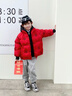 迪士尼男童羽絨服2025新款冬季外套兒童加厚喜慶拜年服寶寶過(guò)年衣服冬裝 紅色紅色-升級款 130 cm （建議身高125cm左右） 曬單實(shí)拍圖