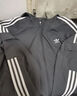adidas經(jīng)典三條紋運(yùn)動(dòng)連帽夾克外套男女秋季阿迪達(dá)斯三葉草 深灰   L 曬單實(shí)拍圖