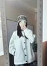棉致美式復古字母開(kāi)衫外套女春秋季2025新款寬松休閑上衣學(xué)院風(fēng)衛衣 5389灰色【常規高品質(zhì)40.5】 L 100-120斤 曬單實(shí)拍圖