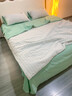 梅爾卡茨毛毯夏涼被大豆纖維空調被全棉可機洗兒童夏被三四件套宿舍薄被子 天竺黃 單人夏被150x200cm 曬單實(shí)拍圖