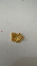 中銀億金花絲蝴蝶黃金項鏈女古法足金吊墜掛墜生日中秋節(jié)禮物送女友老婆 古法花絲蝴蝶吊墜+足金鏈-活動款【金重約5.2g】 曬單實拍圖