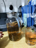 青蘋果耐熱冷水壺1.95升 可加熱茶水分離圍爐煮茶壺 大容量玻璃涼水壺  曬單實(shí)拍圖