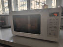 美的（Midea）變頻小清新微波爐 液晶屏幕 磨砂面板 小型20L家用 PM2002 純白 曬單實(shí)拍圖