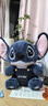 名創(chuàng  )優(yōu)品（MINISO）迪士尼12號史迪奇坐姿公仔毛絨玩具玩偶抱枕生日禮物女 背帶褲款 曬單實(shí)拍圖