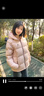 駱駝（CAMEL）抱抱戶(hù)外羽絨服短款拒水保暖外套面包服 PN121L白玉粉 L 曬單實(shí)拍圖