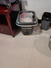 通尚潔 超市購(gòu)物籃購(gòu)物筐四輪菜籃子手提加厚大號(hào)拖籃拉桿商場(chǎng)買(mǎi)菜便利店塑料拉籃家用 豪華615灰色四輪籃 曬單實(shí)拍圖