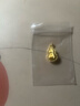 周六福 黃金葫蘆吊墜女碎碎金黃金鑲嵌5G足金小葫蘆 計價(jià) 絨光金大版-7.69g 曬單實(shí)拍圖