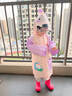 LATE TIME小鯊魚(yú)連帽防水兒童雨衣男女童幼兒園小學(xué)生上學(xué)專(zhuān)用帶書(shū)包位雨披 粉紫【小鯊魚(yú)雨衣】 S1件【適合身高約90-100cm】 曬單實(shí)拍圖