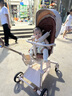 普洛可（PLAYKIDS）A8MAX越野版遛娃神器推車0-3歲用折疊可坐可躺帶減震嬰兒推車輕便 曬單實(shí)拍圖