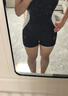 Keep泳衣女士連體平角專(zhuān)業(yè)游泳衣大碼保守競速訓練泳裝 559 黑色 2XL  曬單實(shí)拍圖