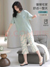 歐迪芬【7A抗菌防螨】睡衣女夏季純棉短袖7分褲2025新款家居服可外穿女 曬單實(shí)拍圖