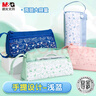 晨光（M&G）文具小學(xué)生筆袋文具盒鉛筆盒歡樂(lè )涂鴉三角袋鼠包 淺藍APB932LY-B 曬單實(shí)拍圖