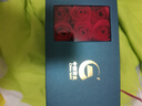 中國黃金（CHINA GOLD）黃金戒指女足金四葉草戒指首飾素圈指環(huán)七夕情人節(jié)生日禮物送女友 足金戒指 約1.9g【玫瑰禮盒】 曬單實拍圖
