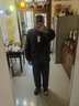 京東京造【10A抗菌】抗靜電珊瑚絨睡衣男士睡衣保暖家居服情侶套裝灰藍2XL 曬單實(shí)拍圖