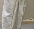 無(wú)印良品（MUJI） 女式 漢麻混 斜紋 短袖襯衫女士襯衣外套夏季款25年女裝 象牙色 M (160/84A) 曬單實(shí)拍圖
