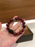 蔻詩(shī)哲 COASZE晶體朱砂三全貔貅手串男士本命年生肖手鏈女七夕情人節禮物送男友 生肖?；⒕w砂12mm【鑒定證書(shū)】 曬單實(shí)拍圖