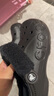 卡駱馳（CROCS）貝雅暖絨克駱格洞洞鞋|206633 黑/黑-060 39(240mm)  曬單實(shí)拍圖