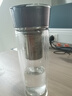 膳魔師（THERMOS）雙層玻璃杯男女茶水分離杯水杯車載便攜泡茶杯生日禮物TCGE-400 灰色 400ml 曬單實拍圖