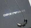 EMPORIO ARMANI阿瑪尼男士項鏈[易烊千璽同款]串珠項鏈生日禮物送男友EGS2383020 曬單實(shí)拍圖