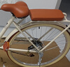 飛鴿（FLYING PIGEON）自行車(chē)成人通勤車(chē)自行車(chē)學(xué)生單車(chē)成人自行車(chē)通勤自行車(chē)女士自行車(chē) 高配奶油米|6速|(zhì)輻條輪+禮包 26寸適合160-185cm 曬單實(shí)拍圖