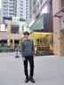 XJSGS官方國際正品牌奢侈男士高端休閑褲秋季新款中年商務修身直筒長褲 高檔黑色【現(xiàn)貨速達】 常規(guī) 春秋 36 建議【腰圍2尺7】 曬單實拍圖