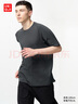 優(yōu)衣庫男女裝DRY-EX速干T恤短袖吸汗快干訓練服透氣475360 465191 475360/03灰色 L /175/100A 曬單實(shí)拍圖