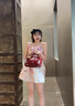 AVALEA SONG紅色新娘結婚包包女小眾高級感手提包百搭子母包通勤單肩斜挎包女 酒紅色 送絲巾 高級感新婚禮物送老婆日?？捎?曬單實(shí)拍圖