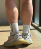 阿迪達(dá)斯Yeezy350可燃冰椰子夏日透氣青少年學(xué)生休閑鞋 36.5 曬單實(shí)拍圖