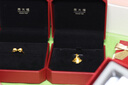 周大福 愛心蝴蝶結(jié)活口黃金戒指女(工費(fèi)160)約3.3g EOF100七夕 曬單實(shí)拍圖