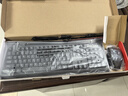 雙飛燕（A4TECH）KB-N9100 鍵鼠套裝有線(xiàn)鼠標鍵盤(pán)套裝辦公電腦薄膜鍵盤(pán)鼠標套裝防潑濺 USB接口 黑色 曬單實(shí)拍圖