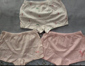 好孩子（gb）兒童內(nèi)褲女 母嬰A類女孩純棉內(nèi)褲 5A抗菌平角內(nèi)褲女-3條裝粉紅 曬單實(shí)拍圖