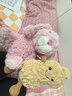 Jellycat粉色郁金香甜美小兔公仔動(dòng)物毛絨玩偶送禮娃娃生日新婚禮物 粉色 One Size 曬單實(shí)拍圖