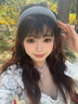 BIBK日本寬邊發(fā)箍女2025新款高顱頂壓發(fā)頭箍秋冬外出百搭頭飾發(fā)卡米白 曬單實(shí)拍圖