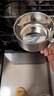 GEEGO不銹鋼碗316飯碗個(gè)人專用吃飯兒童碗寶寶輔食碗防燙碗帶手柄加厚 316小兔：雙耳兒童碗+蓋子+吸盤 曬單實(shí)拍圖