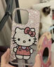 獨行狼16promaxHello Kitty手機殼滿(mǎn)鉆水鉆diy材料包爆閃151413水鉆 iphone 15 Pro 粉Kt 滿(mǎn)鉆材料包： 透明底殼+模版貼紙+鉆+貼鉆 曬單實(shí)拍圖