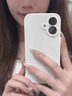 鑒百伊 適用蘋果16Promax手機(jī)殼iPhone15Pro新款馬卡龍14Pro水晶玻璃13情侶男女11簡約純色防摔12全包 水晶鏡頭膜【淡奶綠】清新全包玻璃殼 iPhone 13 曬單實拍圖