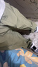 嘟嘟家寶寶褲子春裝兒童休閑褲洋氣男童工裝褲女童童裝衣服 軍綠色 130 曬單實(shí)拍圖