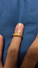 周六福碎碎冰冰足金999黃金戒指女生日禮物計價A0113247 15號 約1.84g 曬單實拍圖