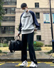 ZLZPaj4男鞋莆田透氣秋季經(jīng)典板鞋男高幫鞋子空軍一號氣墊籃球運動(dòng)鞋 AJ4 白水泥 【純原旗艦品質(zhì)】 42 曬單實(shí)拍圖