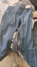 優(yōu)衣庫男裝/男女同款EZY DENIM牛仔褲/水洗產(chǎn)品彈力長(cháng)褲479314 484331/65寶藍色 L /175/88A 曬單實(shí)拍圖