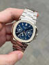 百達翡麗（Patek Philippe）【二手95新】百達翡麗運動(dòng)優(yōu)雅系列5740/1G-001白金藍色盤(pán)萬(wàn)年歷男士時(shí)尚休閑商務(wù)運動(dòng)機械腕表 5740G（單表） 曬單實(shí)拍圖