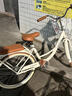 飛鴿（FLYING PIGEON）自行車成人通勤車自行車學(xué)生單車成人自行車通勤自行車女士自行車 標(biāo)配奶油米|單速|(zhì)輻條輪+禮包 24寸適合150-170cm 曬單實拍圖