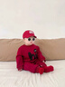 迪士尼（Disney）寶寶春裝新款嬰兒衣服超萌可愛幼兒連體衣春季長(zhǎng)袖小月齡外出爬服 紅色【單層】 66cm (建議5-14斤) 曬單實(shí)拍圖